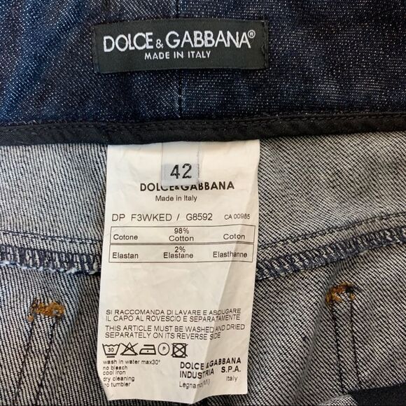 Dolce & Gabbana skinny jeans stretchy Sz 42 - Picture 4 of 9